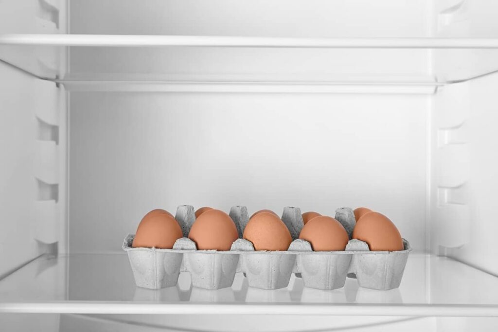 Eggs should always be stored in the refrigerator