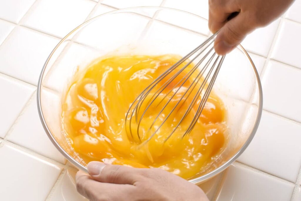 Whisk eggs if you want to freeze them whole