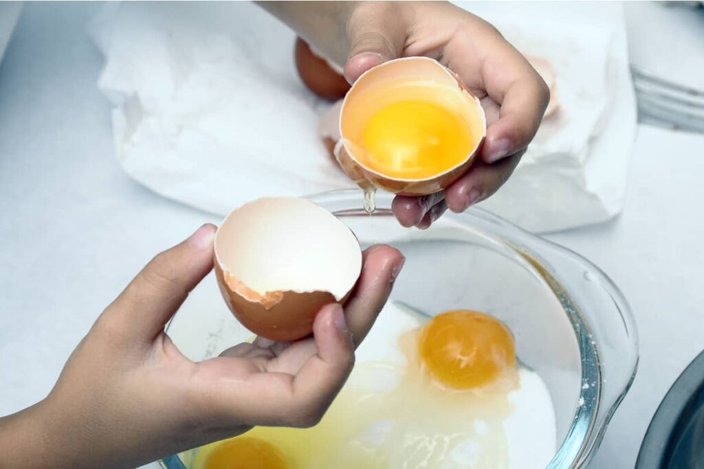 You can save cracked eggs in the fridge or freezer