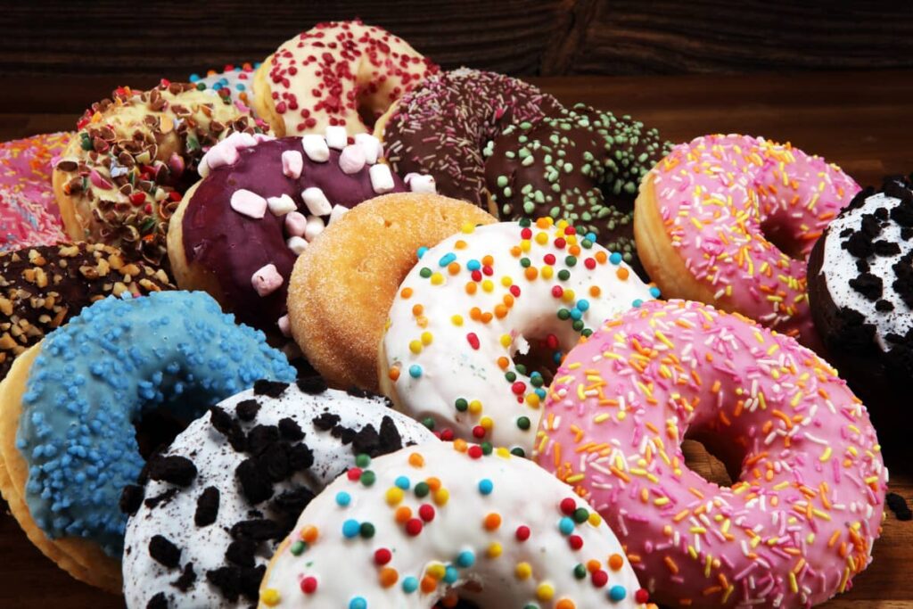 Donuts with sprinkles