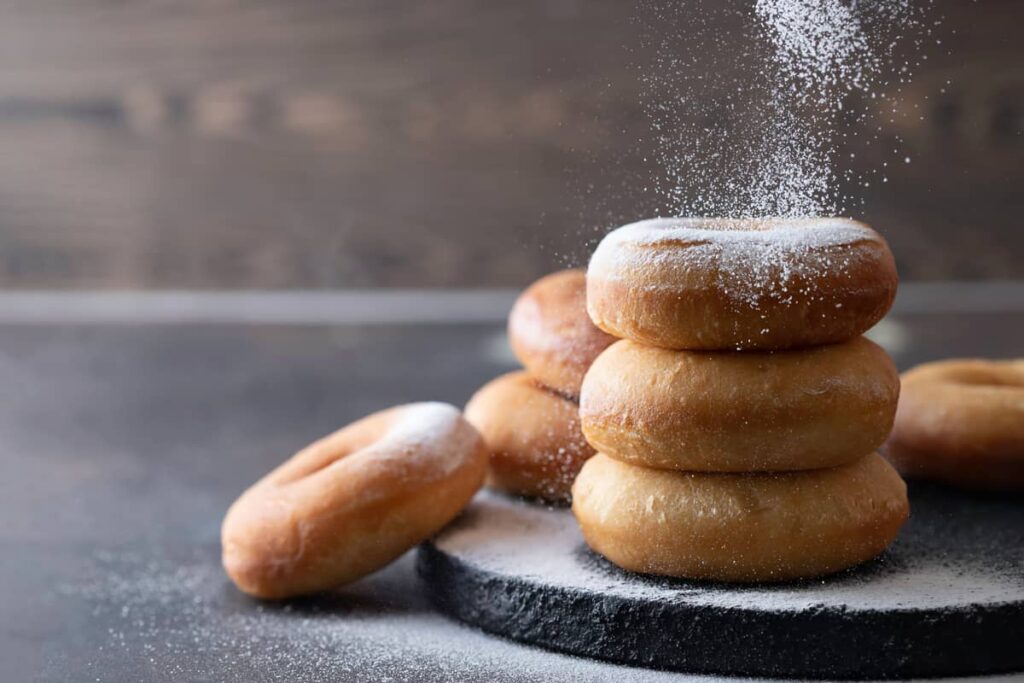 Powdered donuts